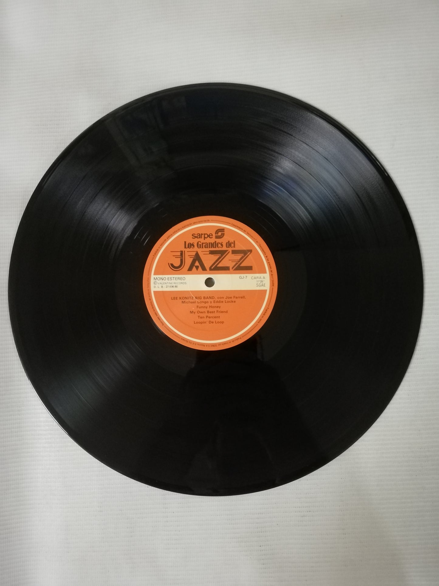 LP LEE KONITZ BIG BAND - LOS GRANDES DEL JAZZ VOL. 7
