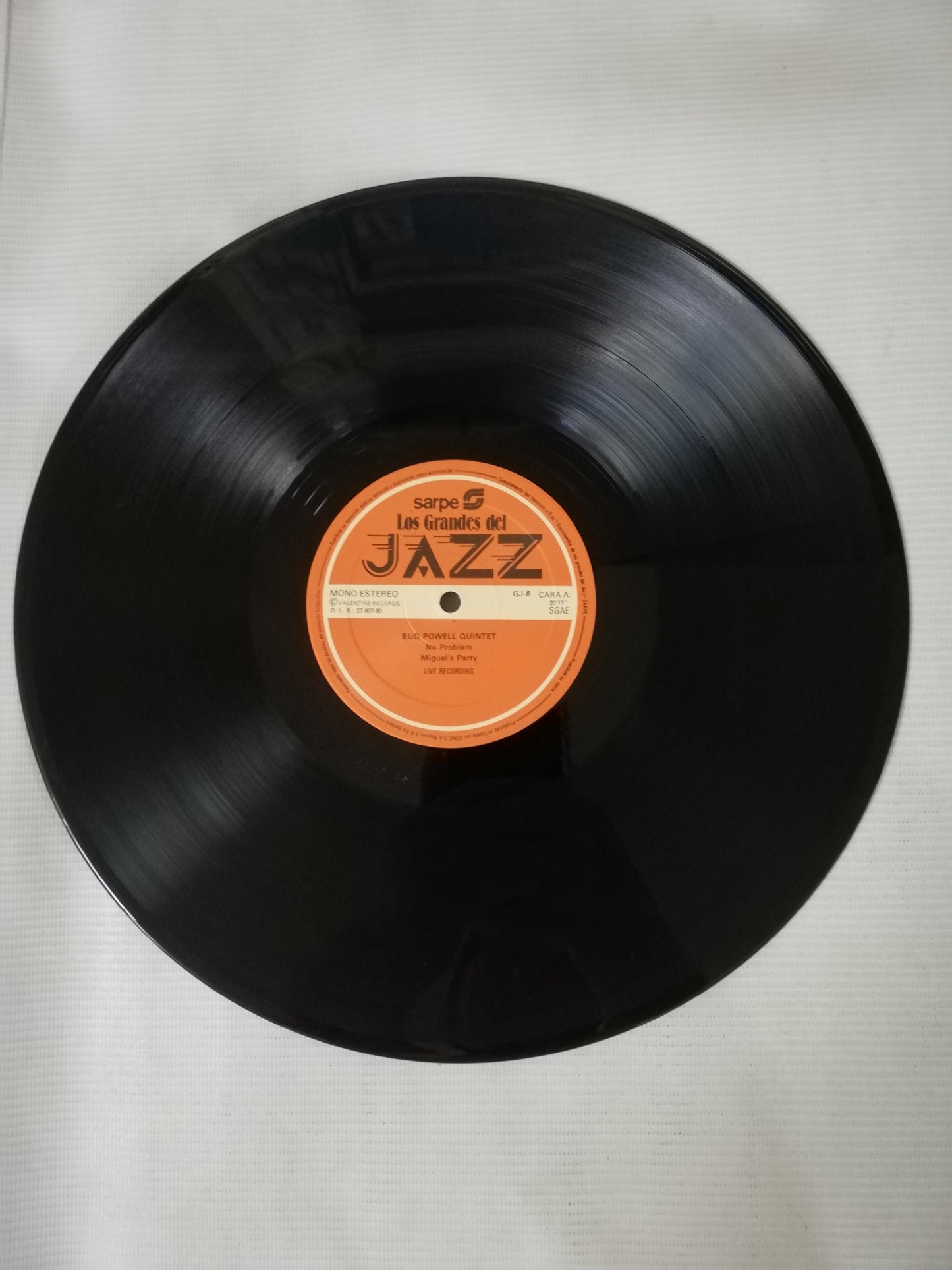 LP GERRY MULLIGAN / CHET BAKER / BUD POWELL / CLARK TERRY / ZOOTS SIMS - LOS GRANDES DEL JAZZ VOL. 8