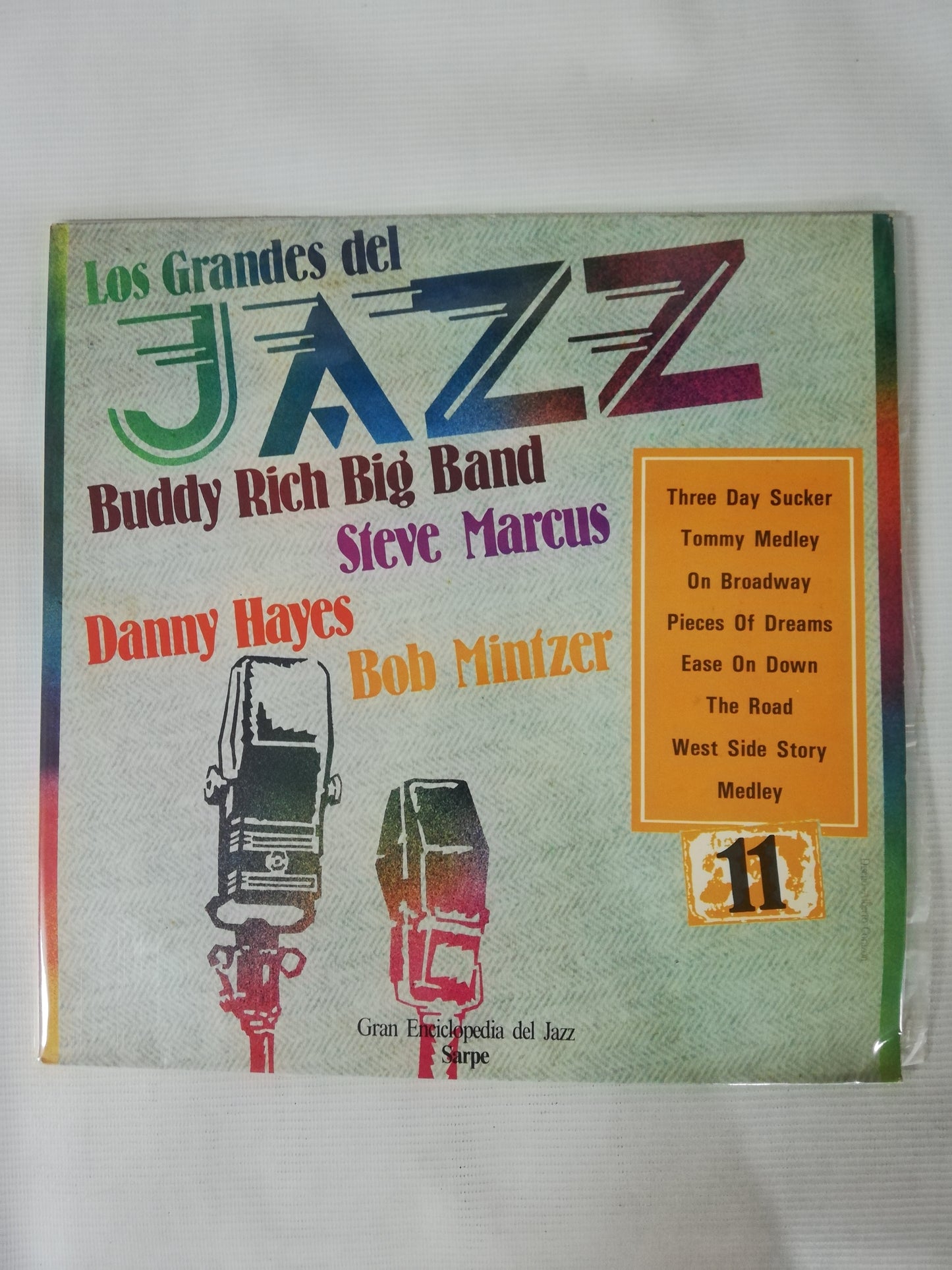 LP BUDDY RICH BIG BAND / STEVE MARCUS / DANNY HAYES / BOB MINTZER - LOS GRANDES DEL JAZZ VOL. 11