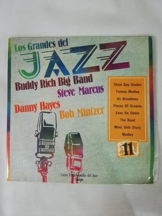 LP BUDDY RICH BIG BAND / STEVE MARCUS / DANNY HAYES / BOB MINTZER - LOS GRANDES DEL JAZZ VOL. 11