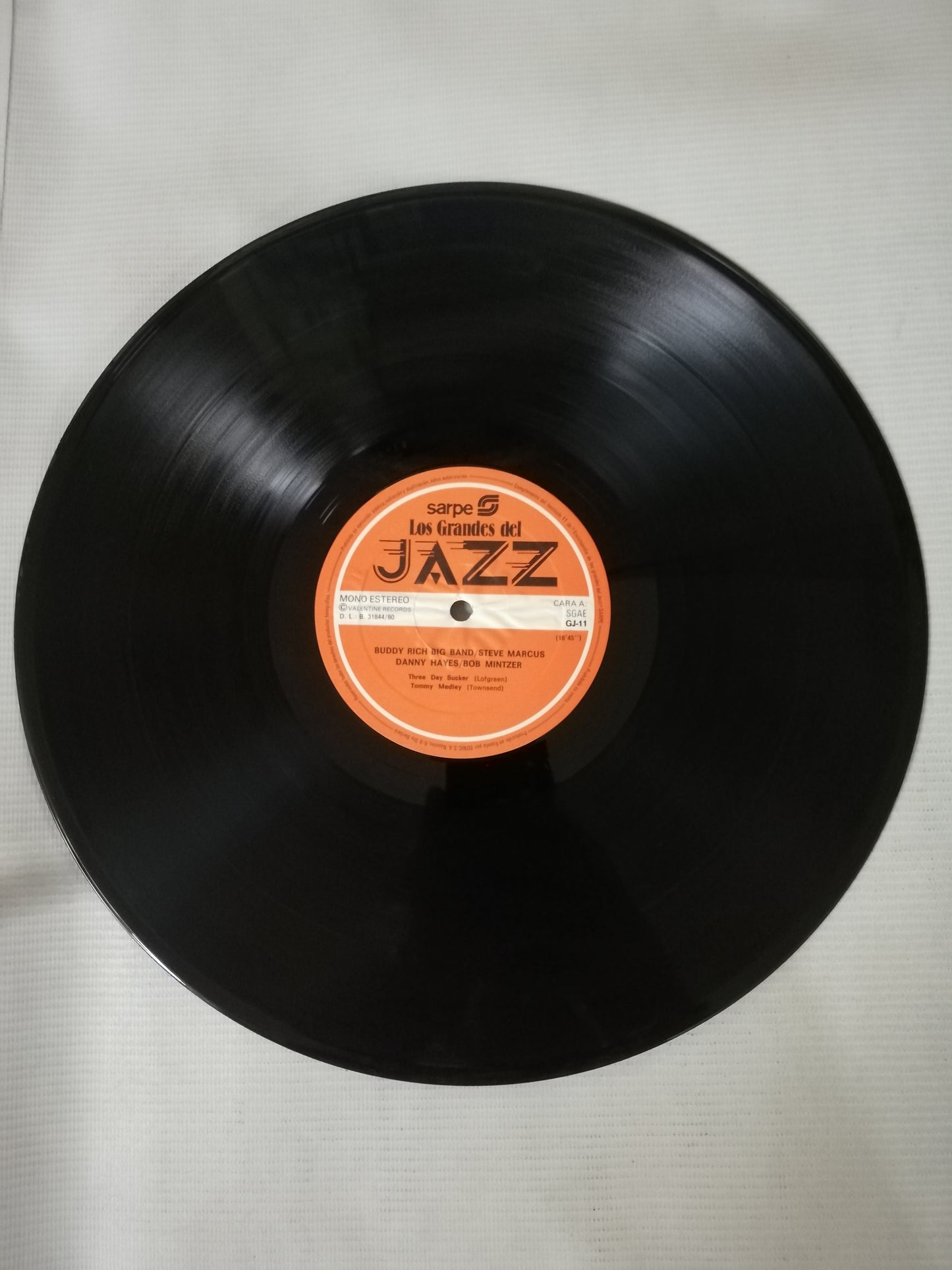 LP BUDDY RICH BIG BAND / STEVE MARCUS / DANNY HAYES / BOB MINTZER - LOS GRANDES DEL JAZZ VOL. 11