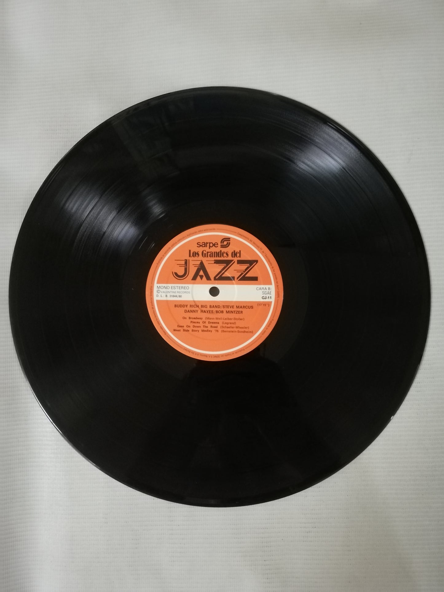 LP BUDDY RICH BIG BAND / STEVE MARCUS / DANNY HAYES / BOB MINTZER - LOS GRANDES DEL JAZZ VOL. 11