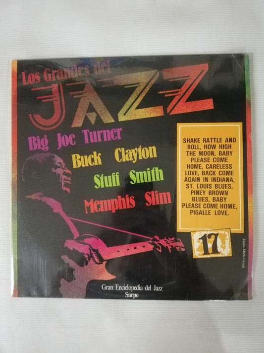 LP BIG JOE TURNER / BUCK CLAYTON / STUFF SMITH / MEMPHIS SLIM - LOS GRANDES DEL JAZZ VOL. 17