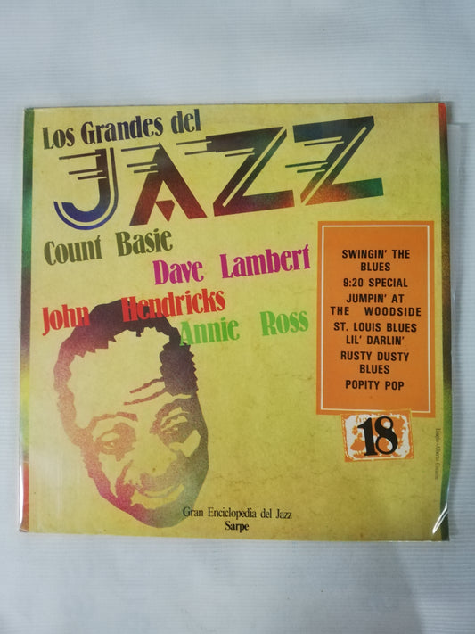 LP COUNT BASIE / DAVE LAMBERT / JOHN HENDRICKS / ANNIE ROSS - LOS GRANDES DEL JAZZ VOL. 18