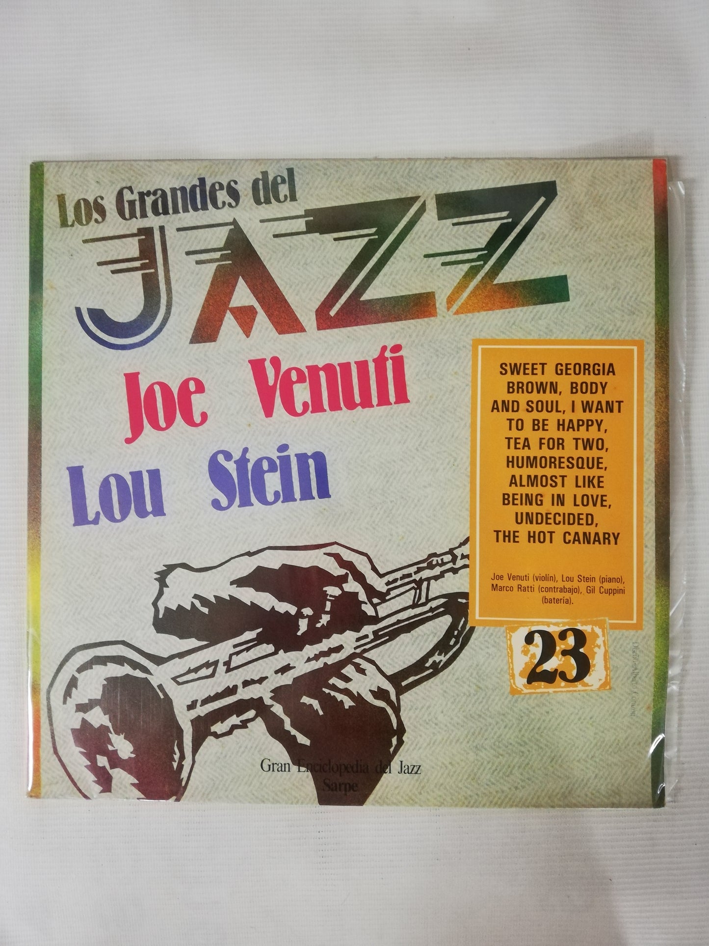 LP JOE VENUTI / LOU STEIN - LOS GRANDES DEL JAZZ VOL. 23