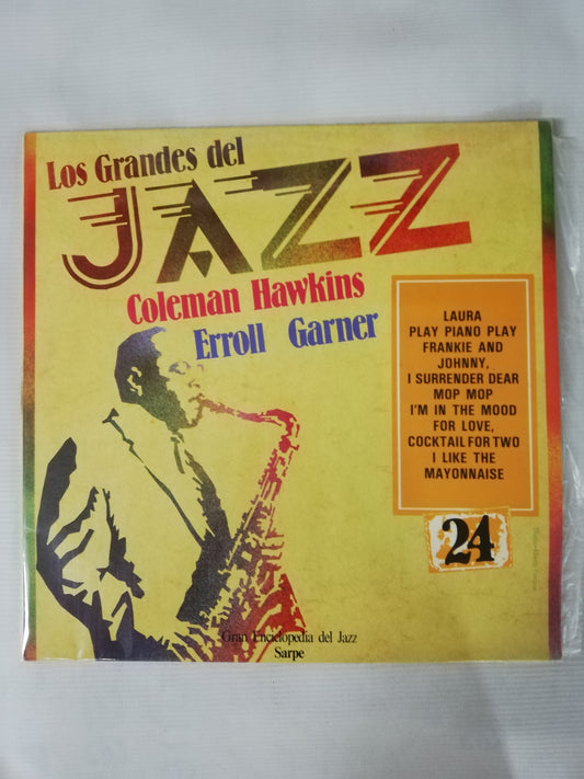 LP COLEMAN HAWKING / ERROLL GARDNER - LOS GRANDES DEL JAZZ VOL. 24