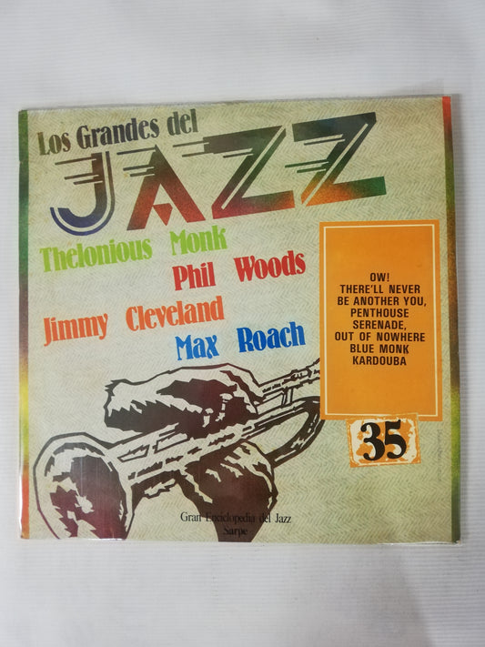 LP THELONIOUS MONK / PHIL WOODS / JIMMY  CLEVELAND / MAX ROACH - LOS GRANDES DEL JAZZ VOL. 35