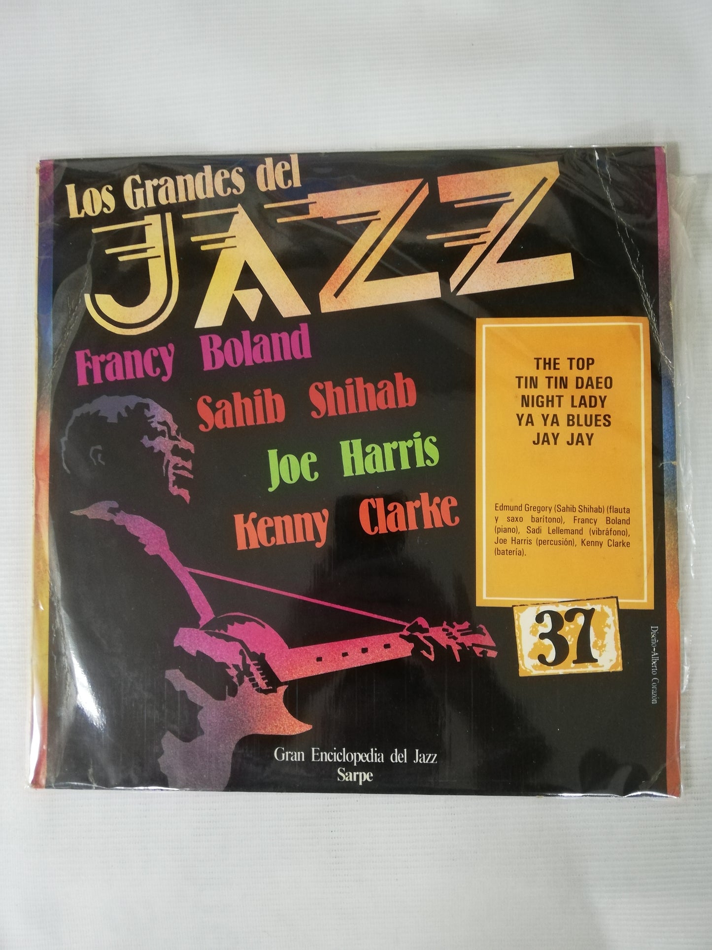 LP FRANCY BOLAND / SAHIB SHIHAB / JOE HARRIS / KENNY CLARKE - LOS GRANDES DEL JAZZ VOL. 37
