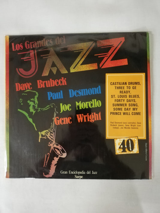 LP DAVE BRUBECK / PAUL DESMOND / JOE MORELLO / GENE WRIGHT - LOS GRANDES DEL JAZZ VOL. 40