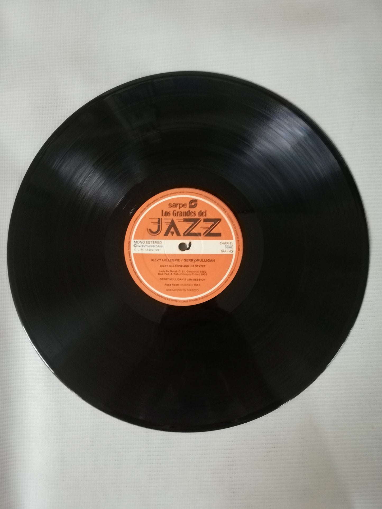 LP DIZZY GILLESPIE / GERRY MULLIGAN - LOS GRANDES DEL JAZZ VOL. 42