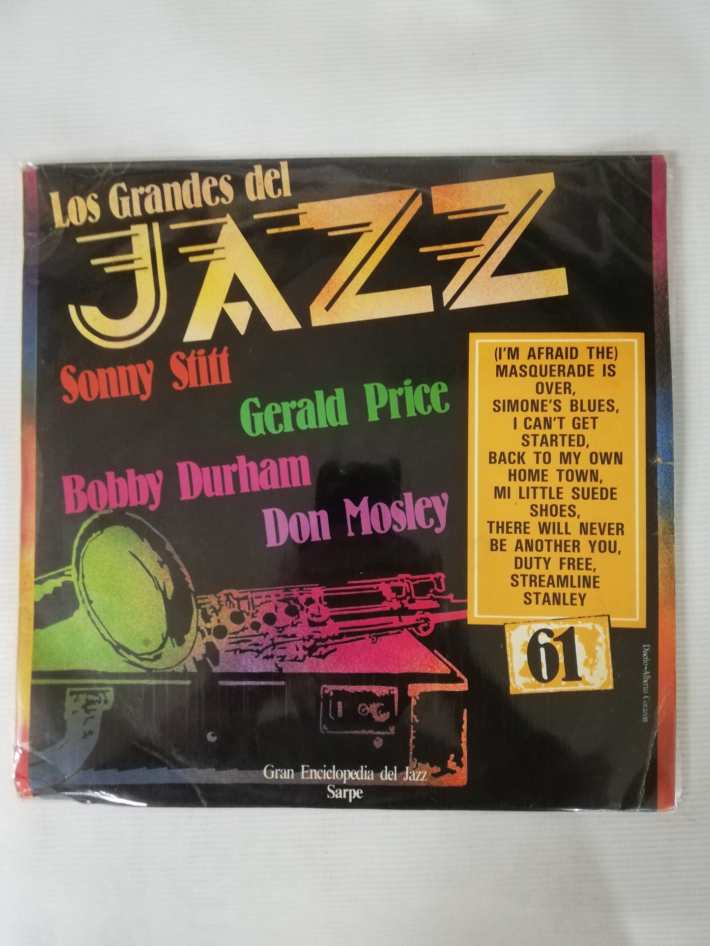 LP SONNY STITT / GERALD PRICE / BOBBY DURHAM / DON MOSLEY - LOS GRANDES DEL JAZZ VOL 61