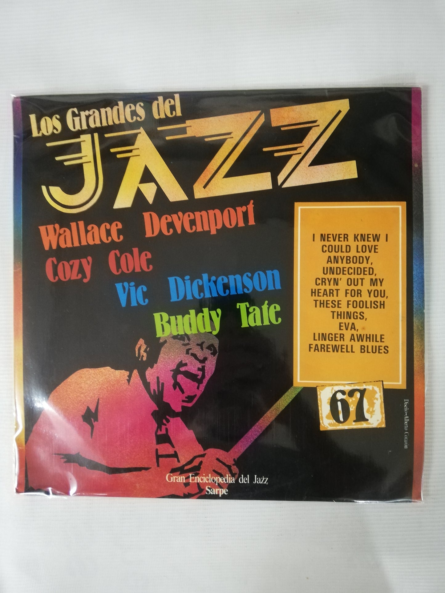 LP WALLACE DEVENPORT / COZY COLE / VIC DICKENSON / BUDDY TATE - LOS GRANDES DEL JAZZ VOL. 67