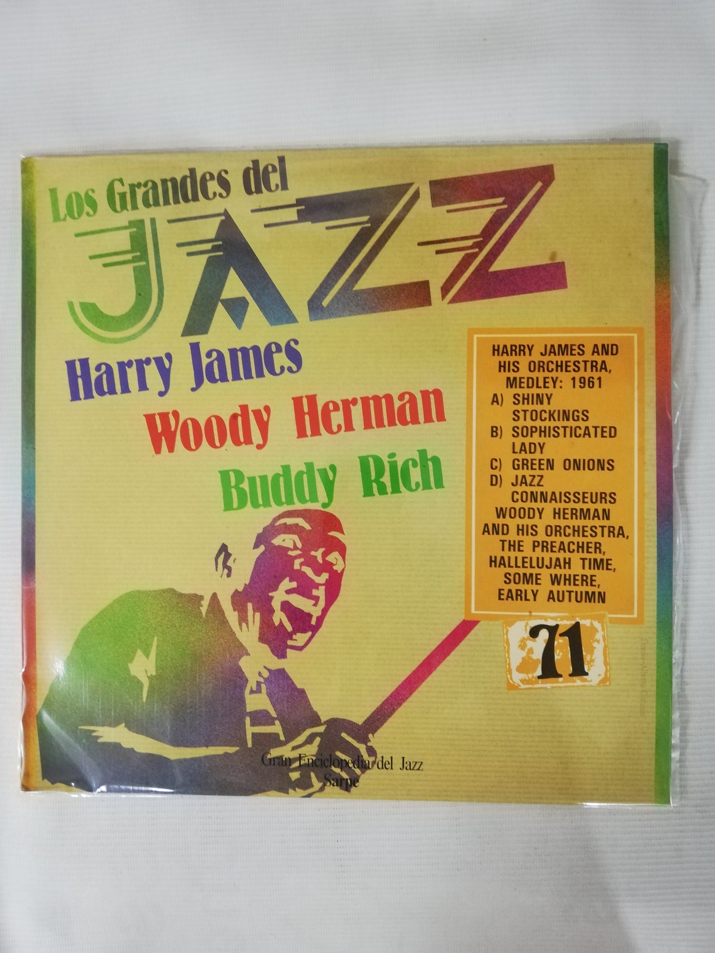 LP HARRY JAMES / WOODY HERMAN / BUDDY RICH - LOS GRANDES DEL JAZZ VOL. 71