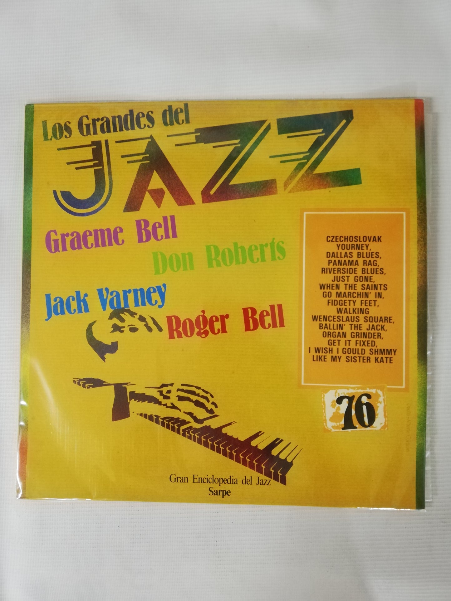 LP GRAEME BELL / DON ROBERTS / JACK WARNEY / ROGER BELL - LOS GRANDES DEL JAZZ VOL. 76