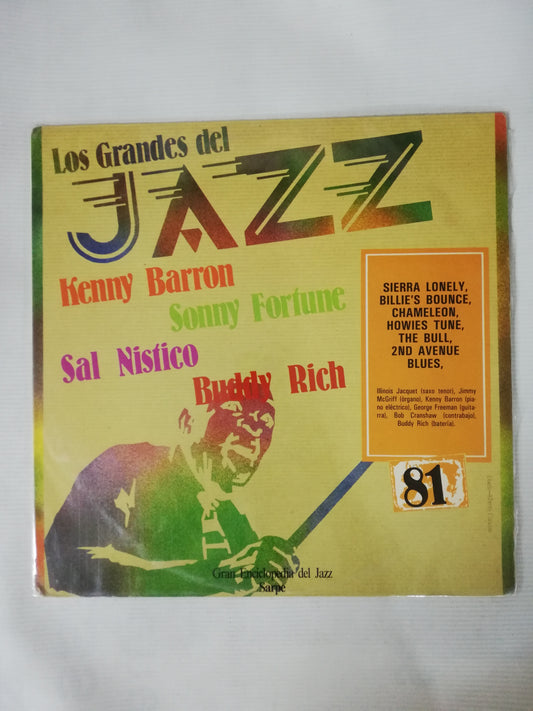 LP KENNY BARRON / SONNY FORTUNE / SAL NISTICO / BUDDY RICH - LOS GRANDES DEL JAZZ VOL. 81