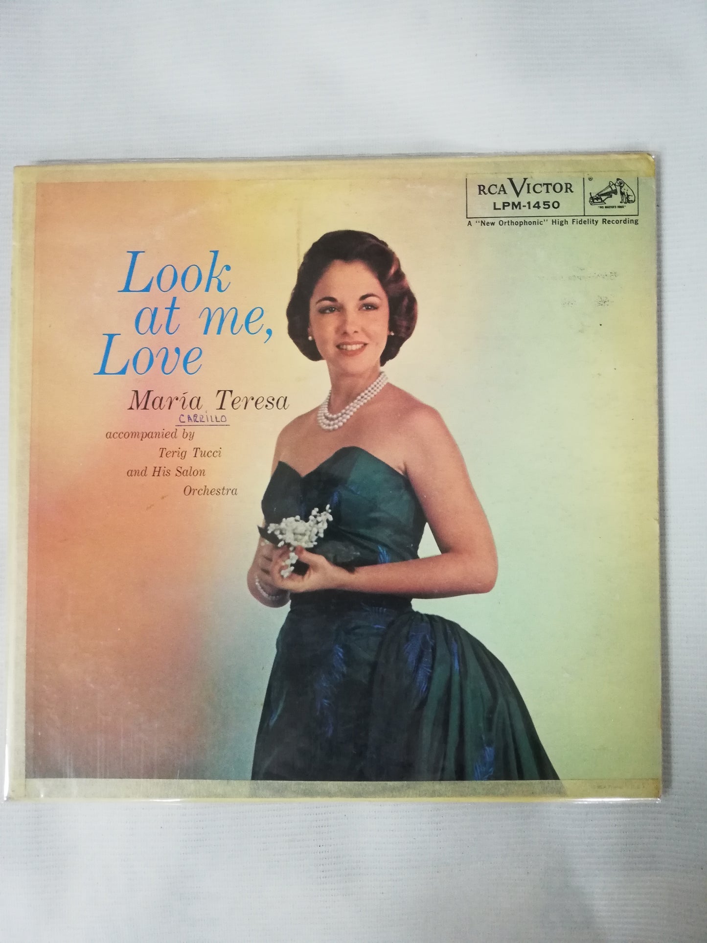 LP MARIA TERESA ACCOMPANIED BY TERIG TUCCI AND HIS SALON ORCHESTRA - LOOK AT ME, LOVE