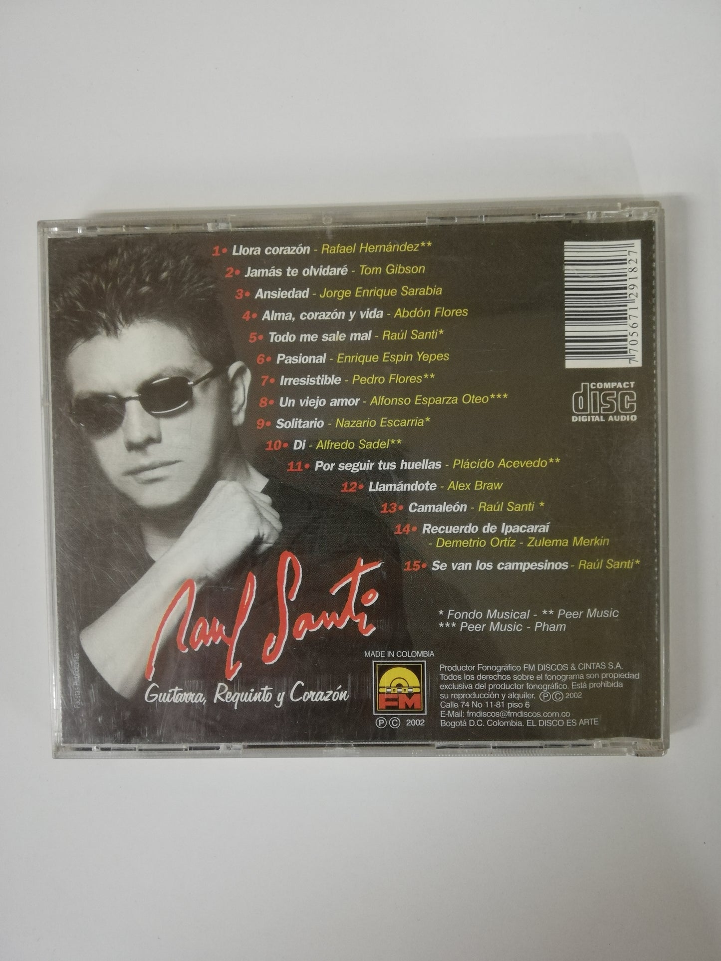 CD RAUL SANTI - GUITARRA, REQUINTO Y CORAZÓN
