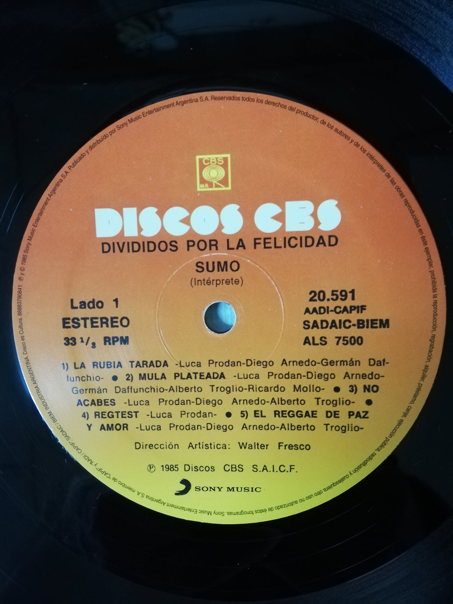 LP SUMO - DIVIDIDOS POR LA FELICIDAD