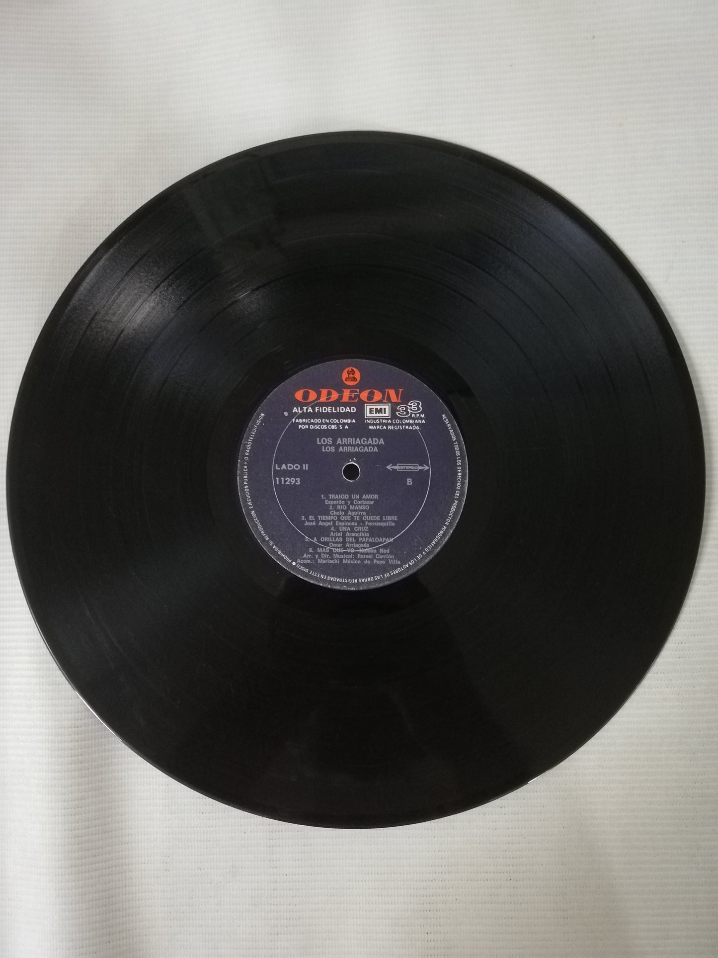 LP LOS ARRIAGADA - LOS ARRIAGADA CON EL MARIACHI MEXICO DE PEPE VILLA