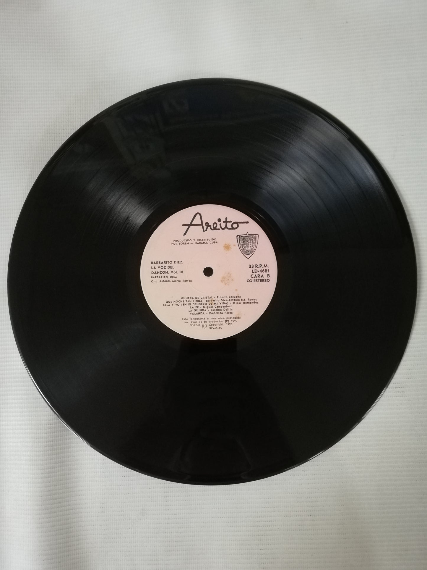 LP BARBARITO DIEZ - LA VOZ DEL DANZON VOL. III