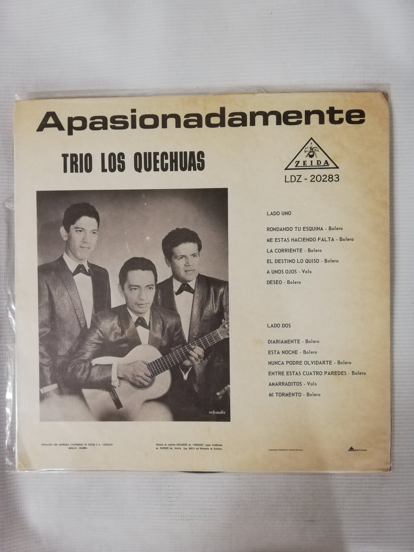 LP TRIO LOS QUECHUAS - APASIONADAMENTE