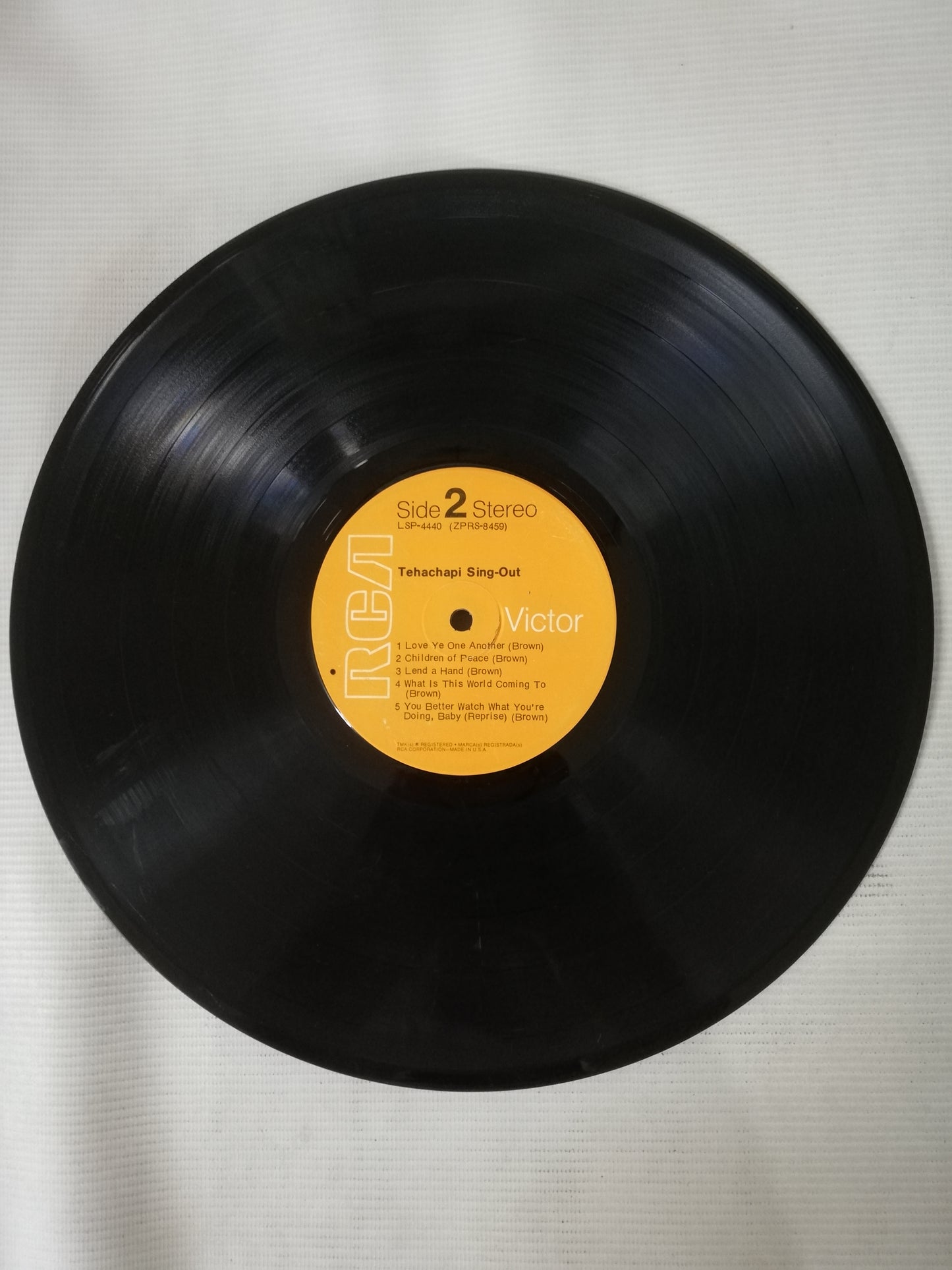 LP TEHACHAPI - SING-OUT