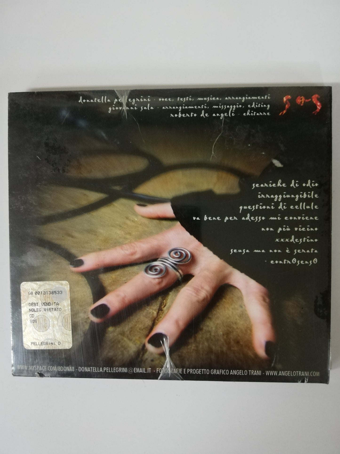 CD DONATELLA PELLEGRINI - SOS