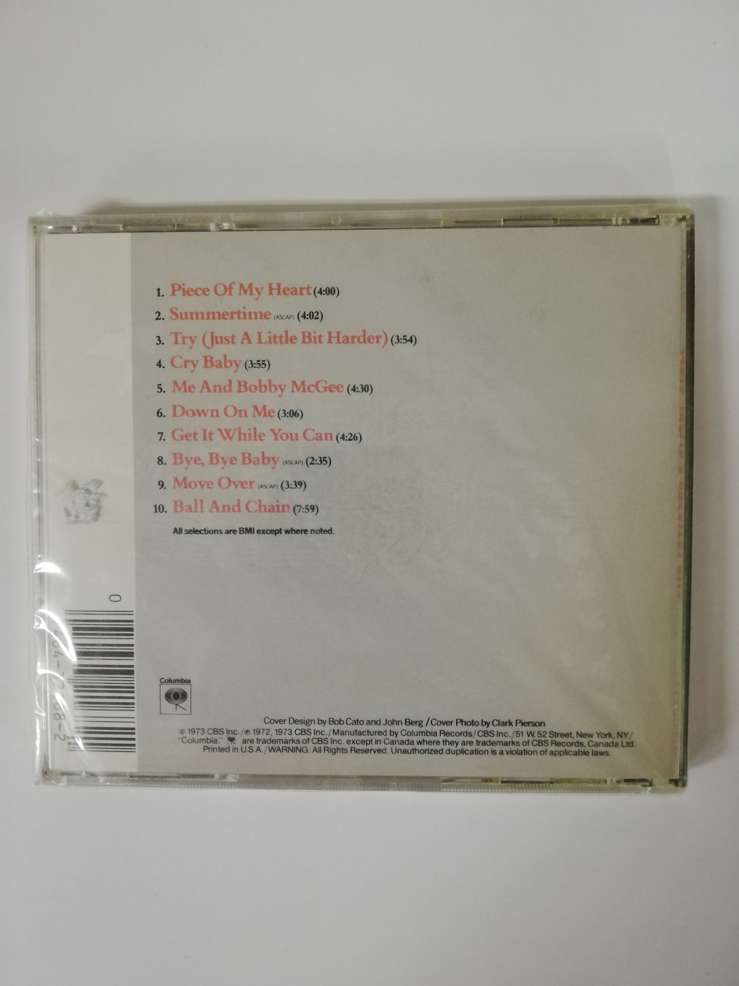 CD JANIS JOPLIN - JANIS JOPLIN´S GREATEST HITS