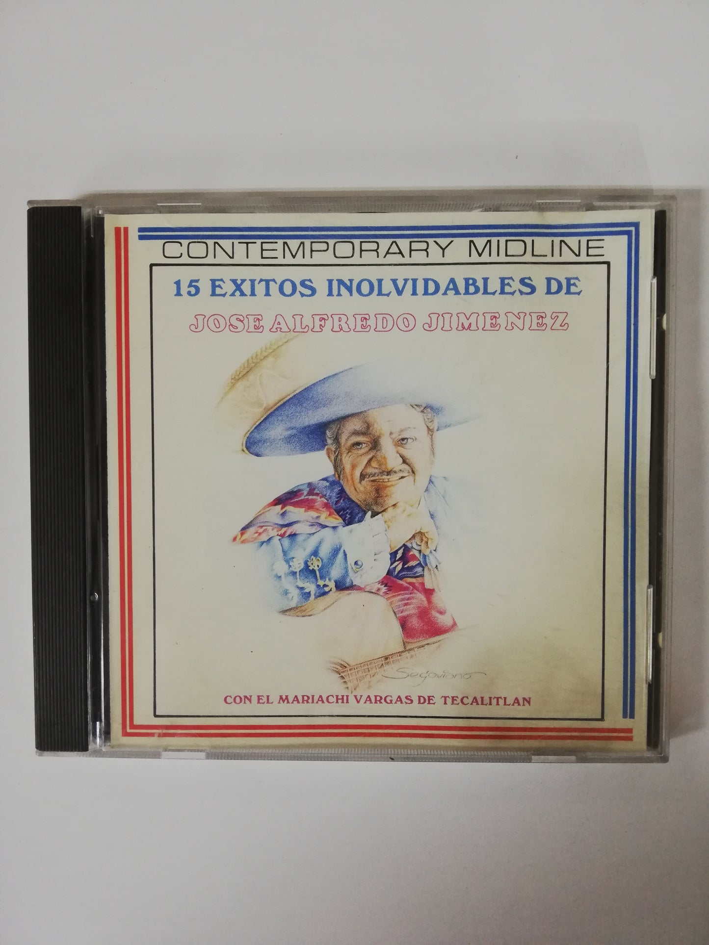 CD JOSÉ ALFREDO JIMENEZ - 15 EXITOS INOLVIDABLES DE JOSÉ ALFREDO JIMENEZ