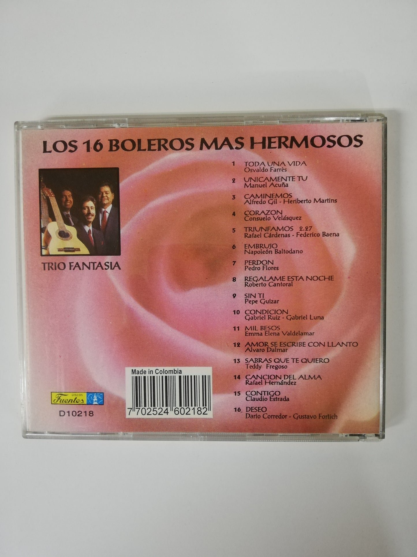 CD TRIO FANTASIA - LOS 16 BOLEROS MAS FAMOSOS