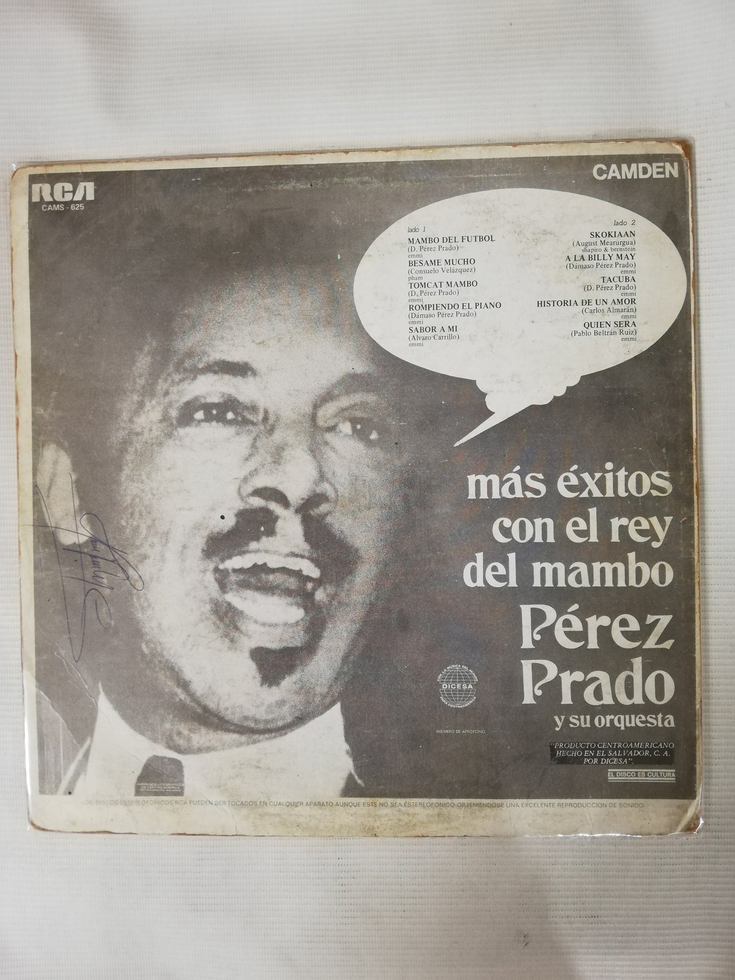 LP PEREZ PRADO Y SU ORQUESTA - MAS EXITOS CON EL REY DEL MAMBO