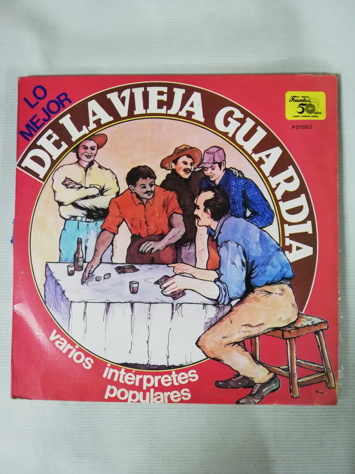 LP LO MEJOR DE LA VIEJA GUARDIA - VARIOS INTÉRPRETES POPULARES - VINYL X 3