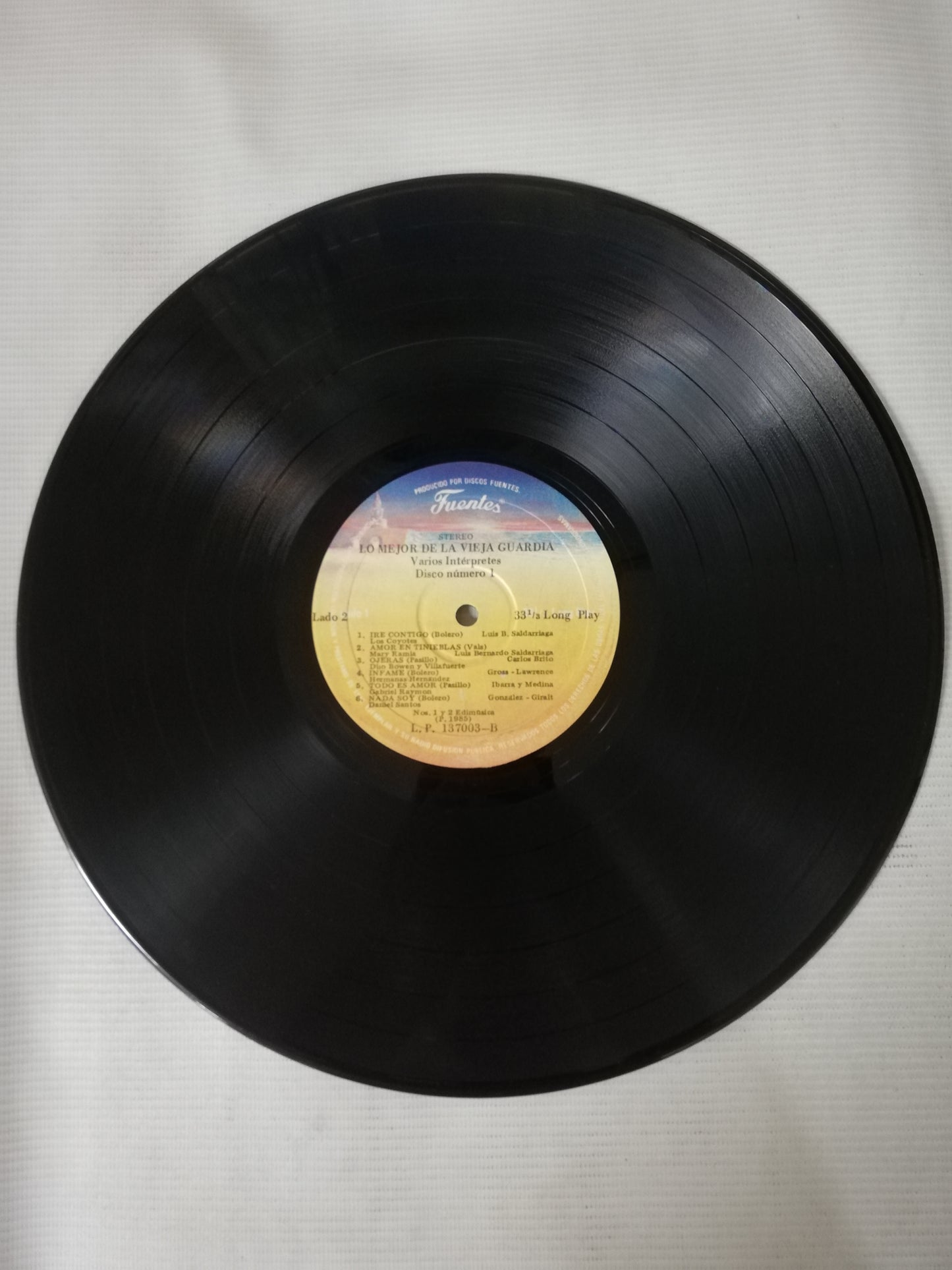 LP LO MEJOR DE LA VIEJA GUARDIA - VARIOS INTÉRPRETES POPULARES - VINYL X 3