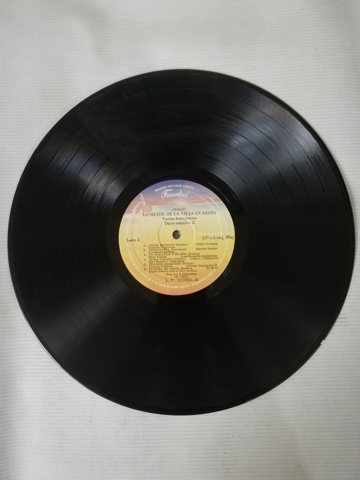 LP LO MEJOR DE LA VIEJA GUARDIA - VARIOS INTÉRPRETES POPULARES - VINYL X 3