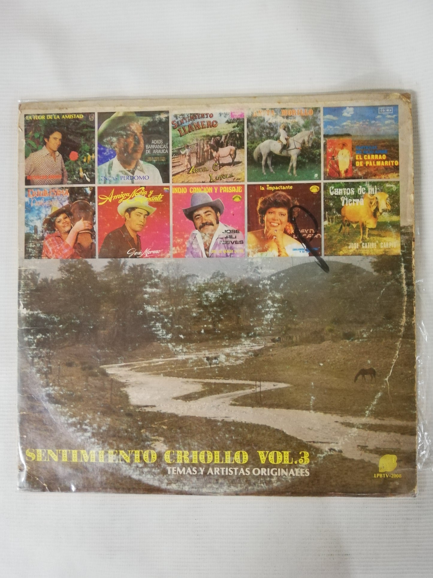 LP SENTIMIENTO CRIOLLO VOL. 3 - TEMAS Y ARTISTAS ORIGINALES