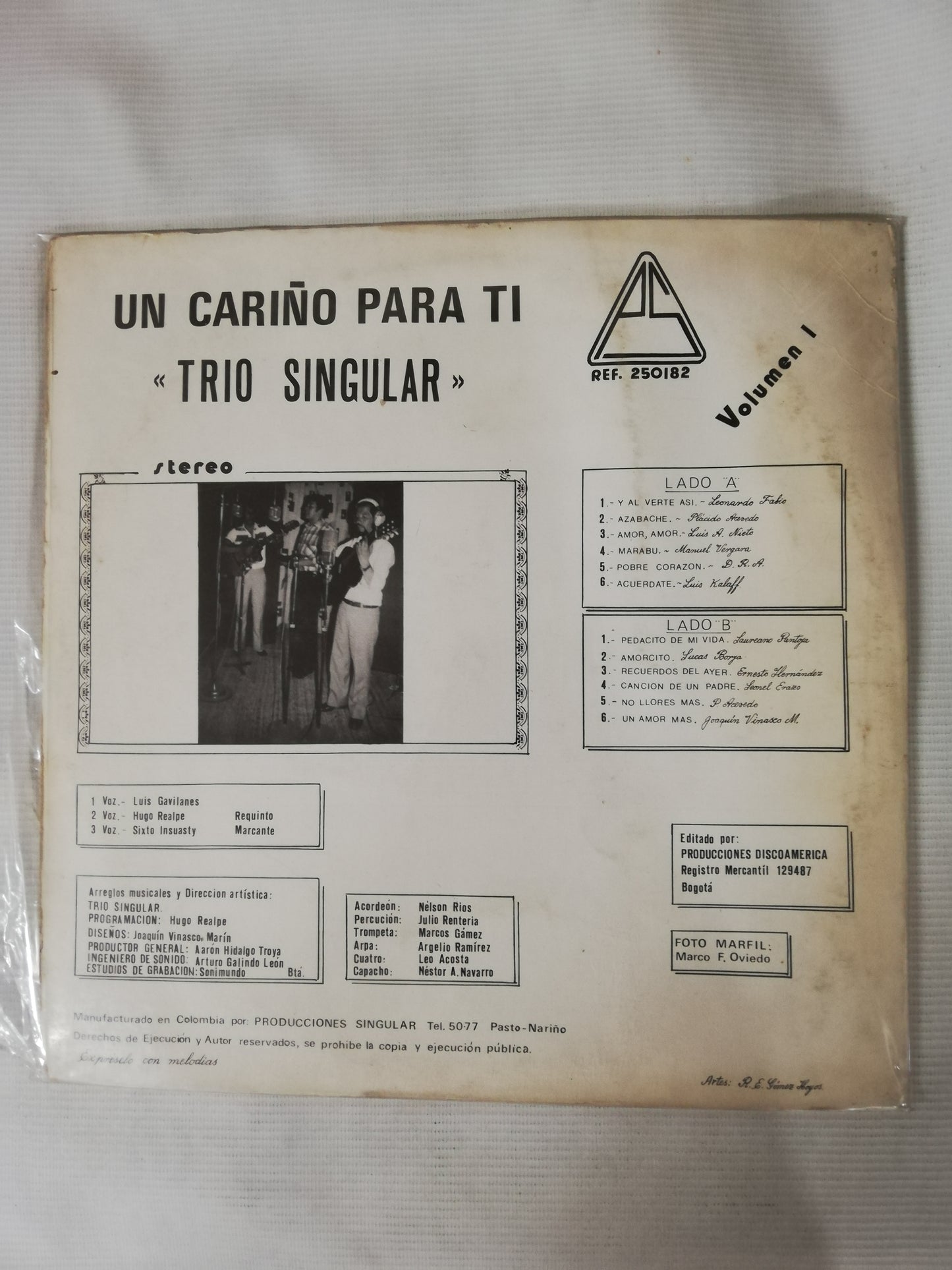 LP TRIO SINGULAR - UN CAMINO PARA TI VOL. 1