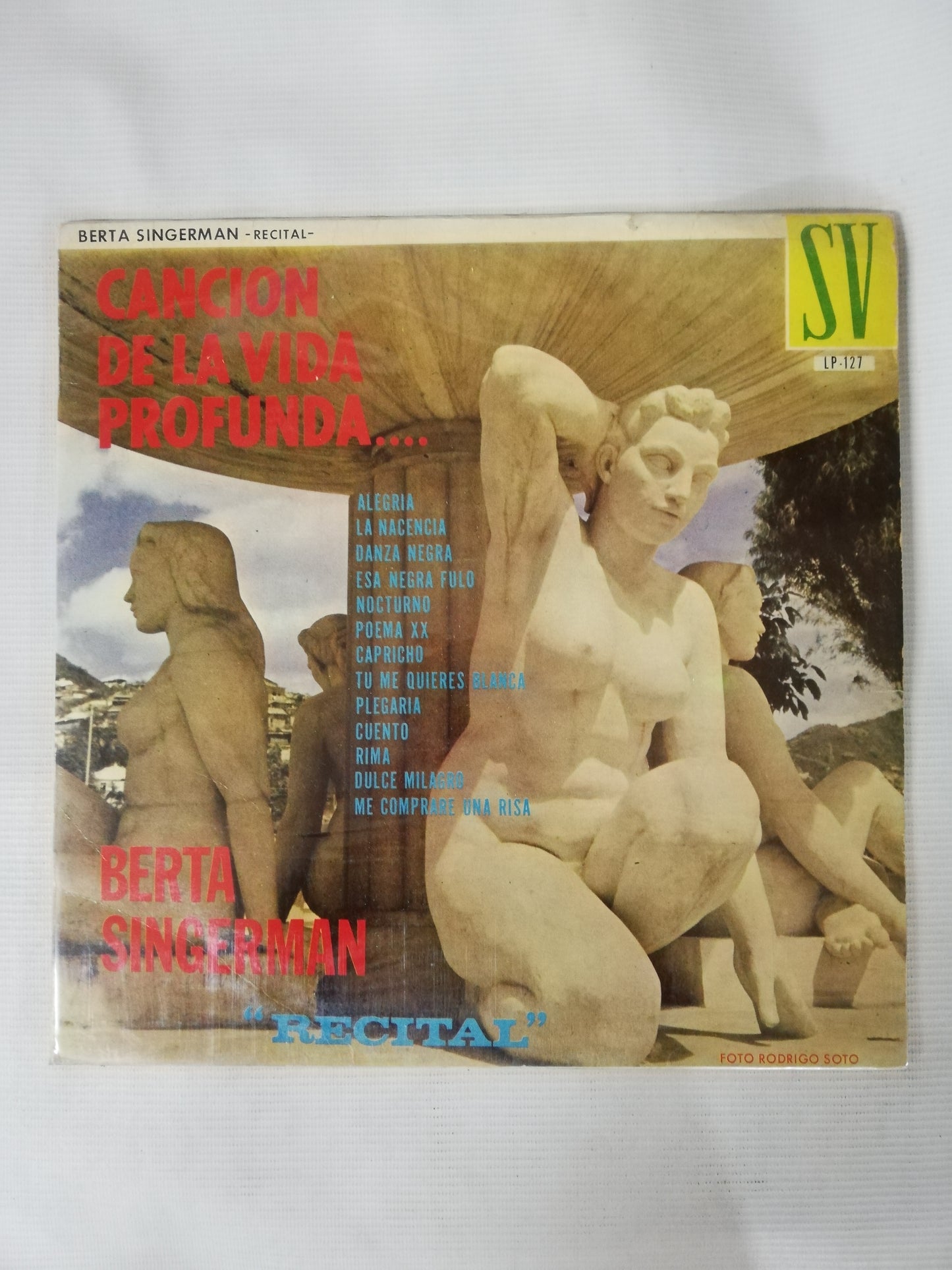 LP BERTA SINGERMAN - RECITAL - CANCIÓN DE LA VIDA PROFUNDA...