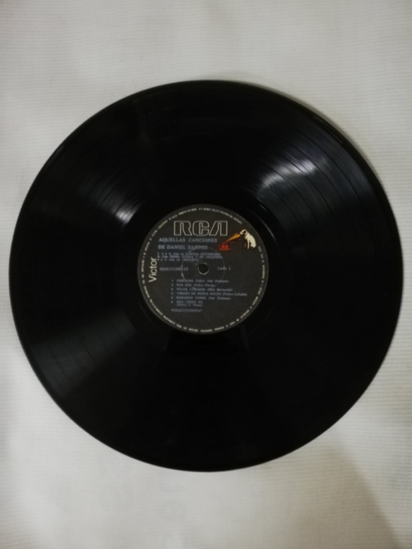 LP DANIEL SANTOS - DANIEL SANTOS CON EL CUARTETO FLORES Y LA SONORA MATANCERA