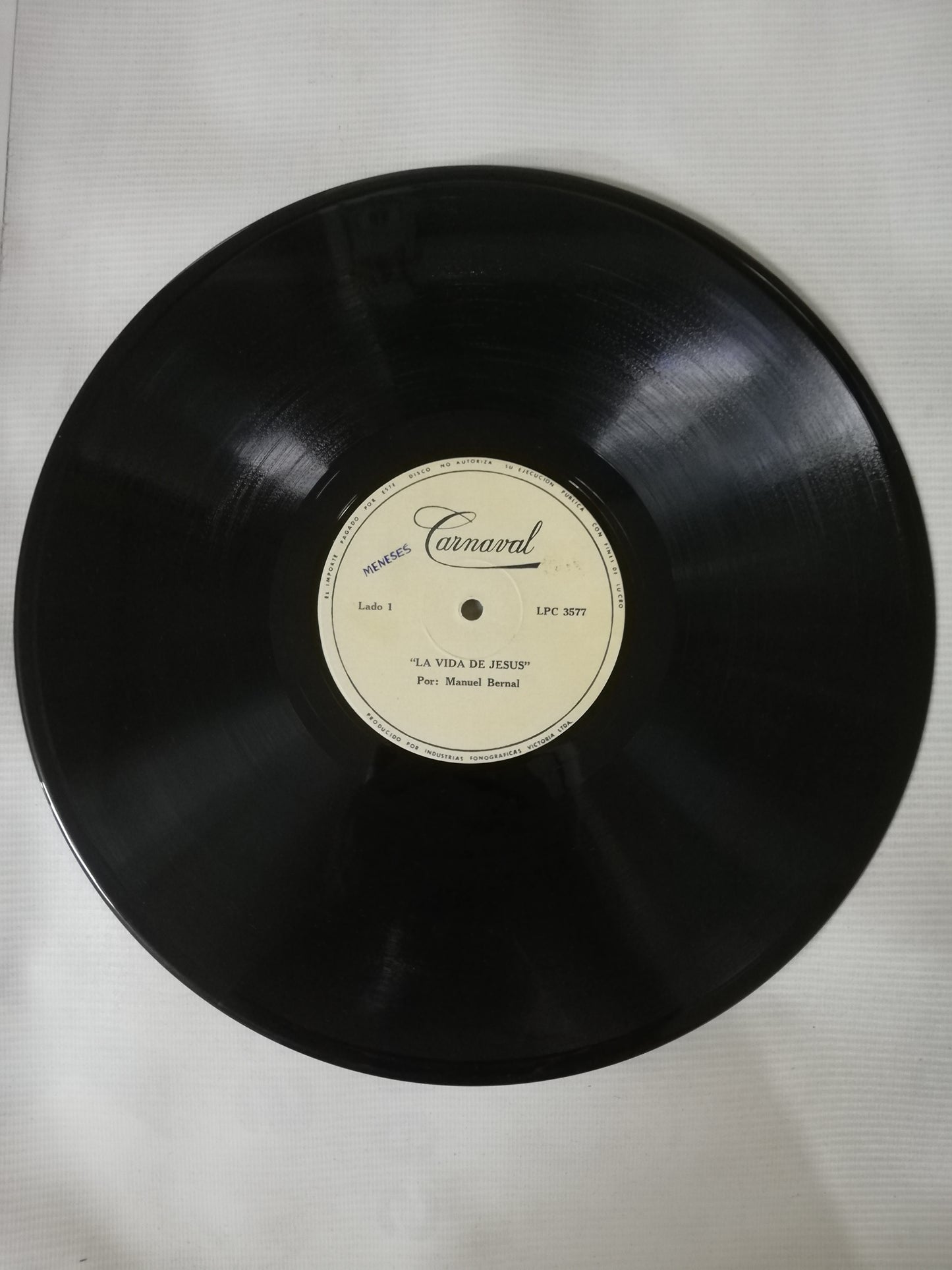 LP MANUEL BERNAL - LA VIDA DE JESUS PARA NIÑOS