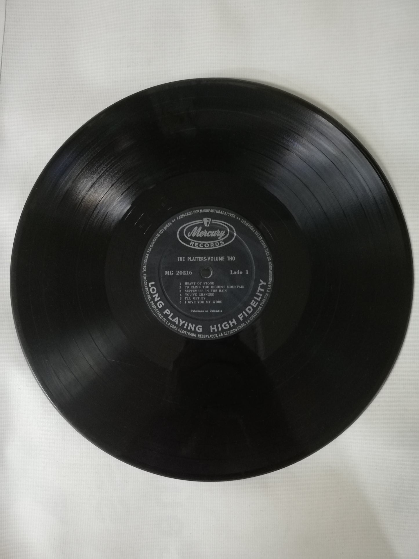 LP THE PLATTERS - THE PLATTERS VOL. 2