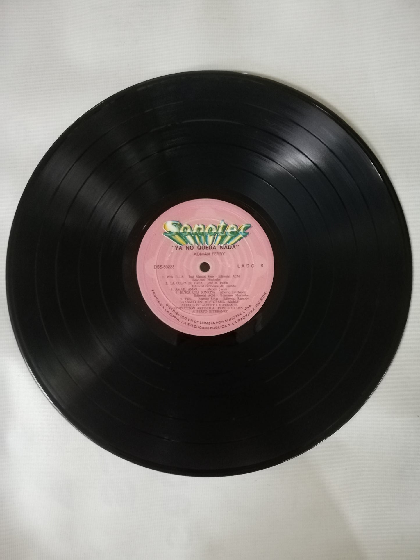 LP ADRIAN FERRY - YA NO QUEDA NADA