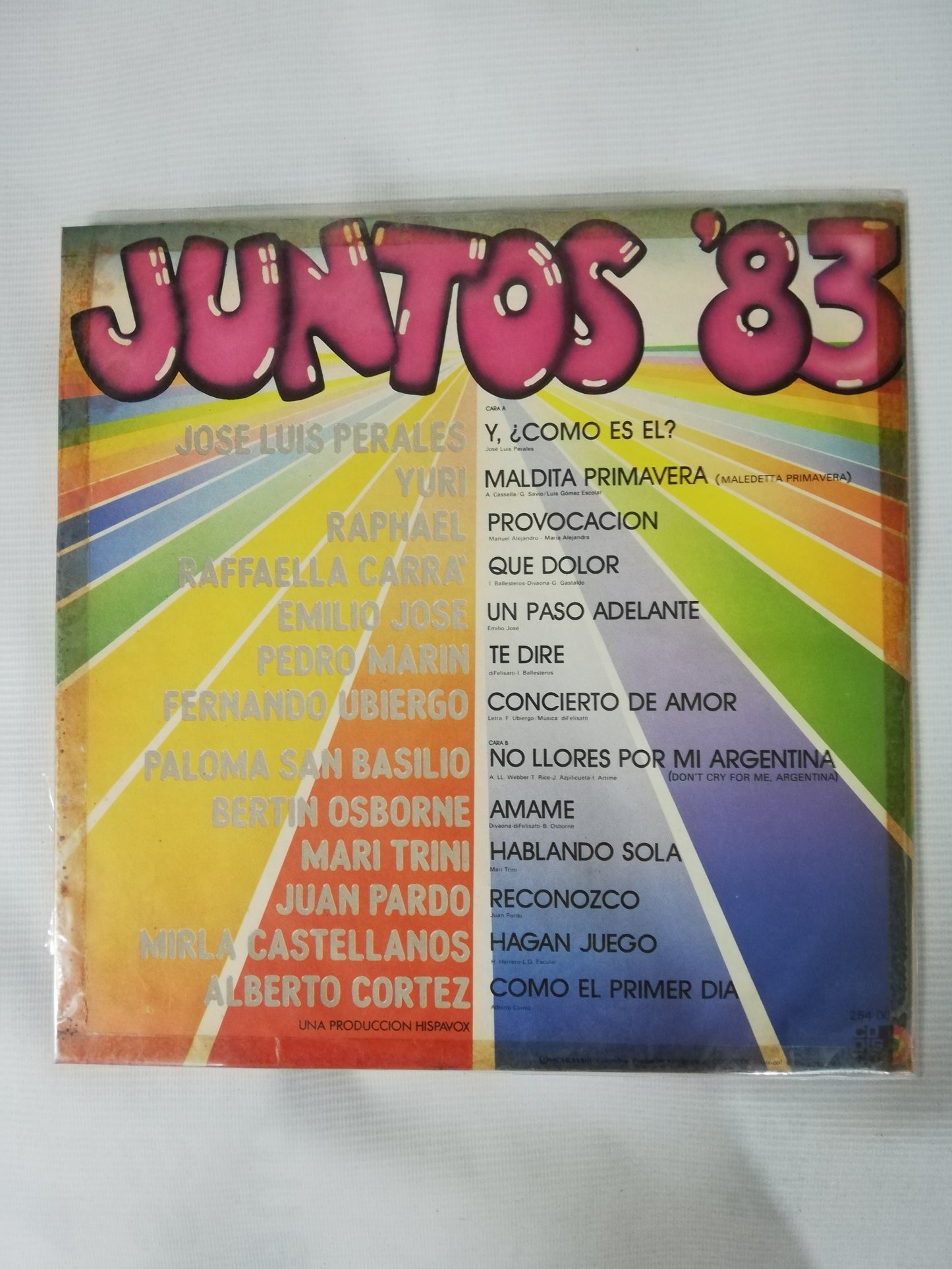 LP JUNTOS ´83 - VARIOS INTÉRPRETES
