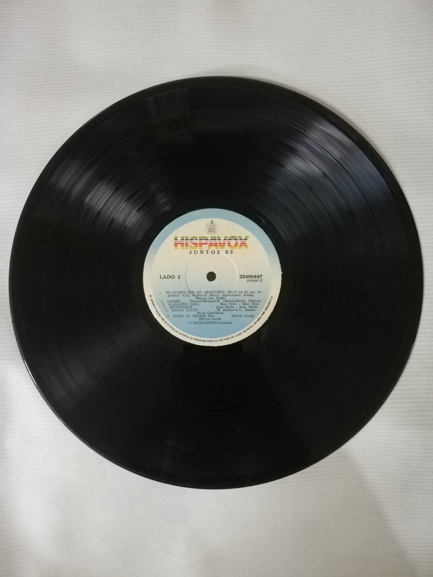 LP JUNTOS ´83 - VARIOS INTÉRPRETES