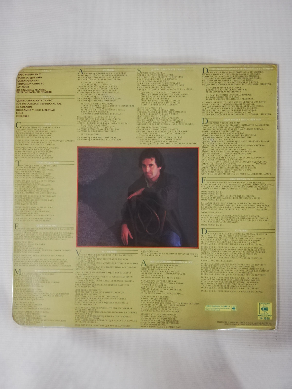 Neptuno Letras LP VICTOR MANUEL - GRANDES EXITOS – Música Para Camaleones