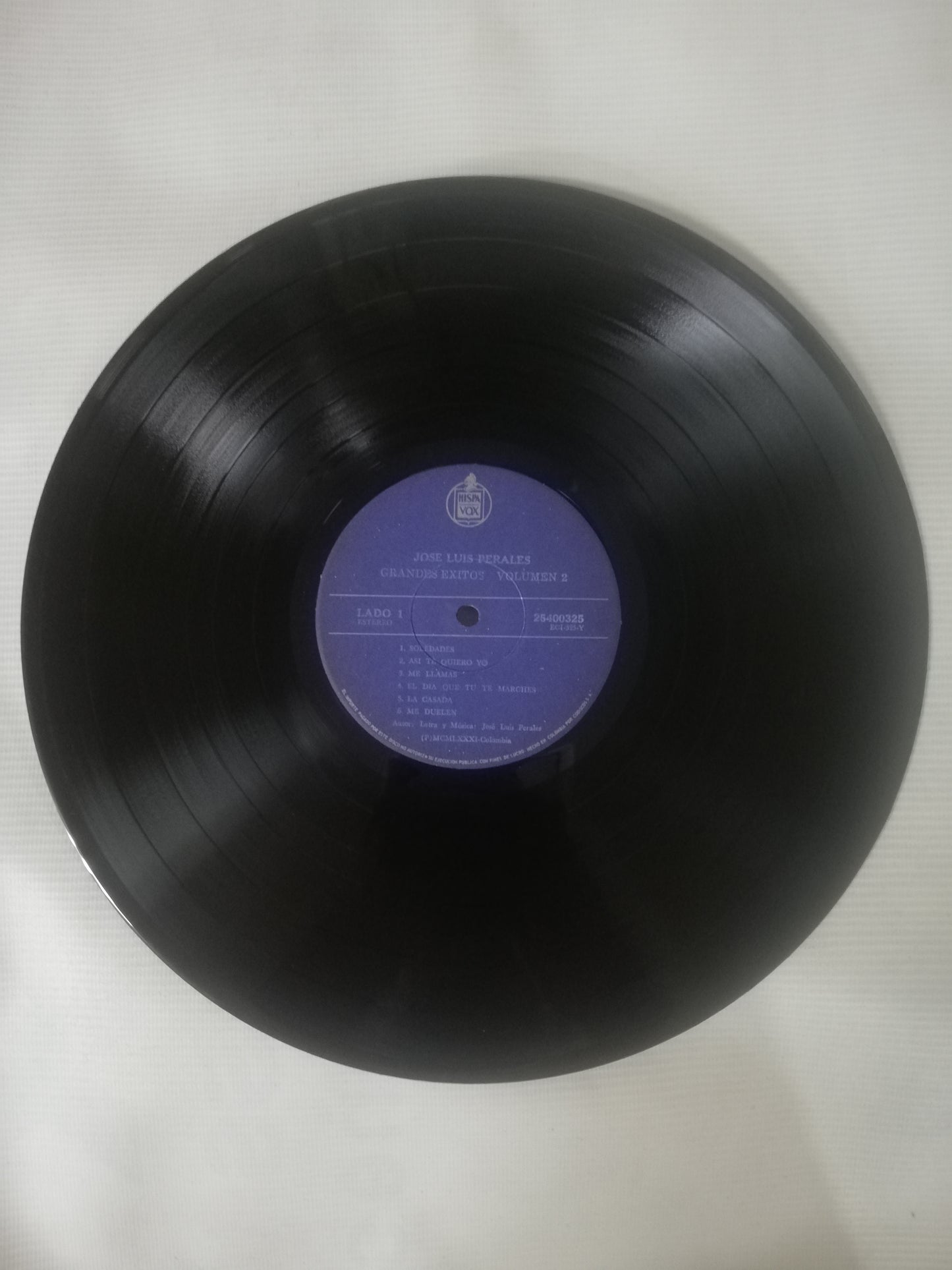 LP JOSÉ LUIS PERALES - GRANDES EXITOS VOL. 2