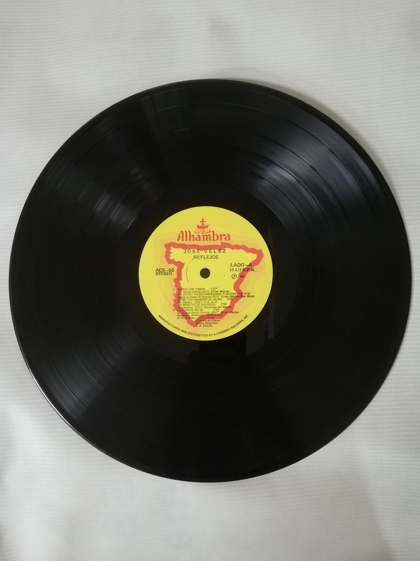 LP JOSÉ VELEZ - REFLEJOS