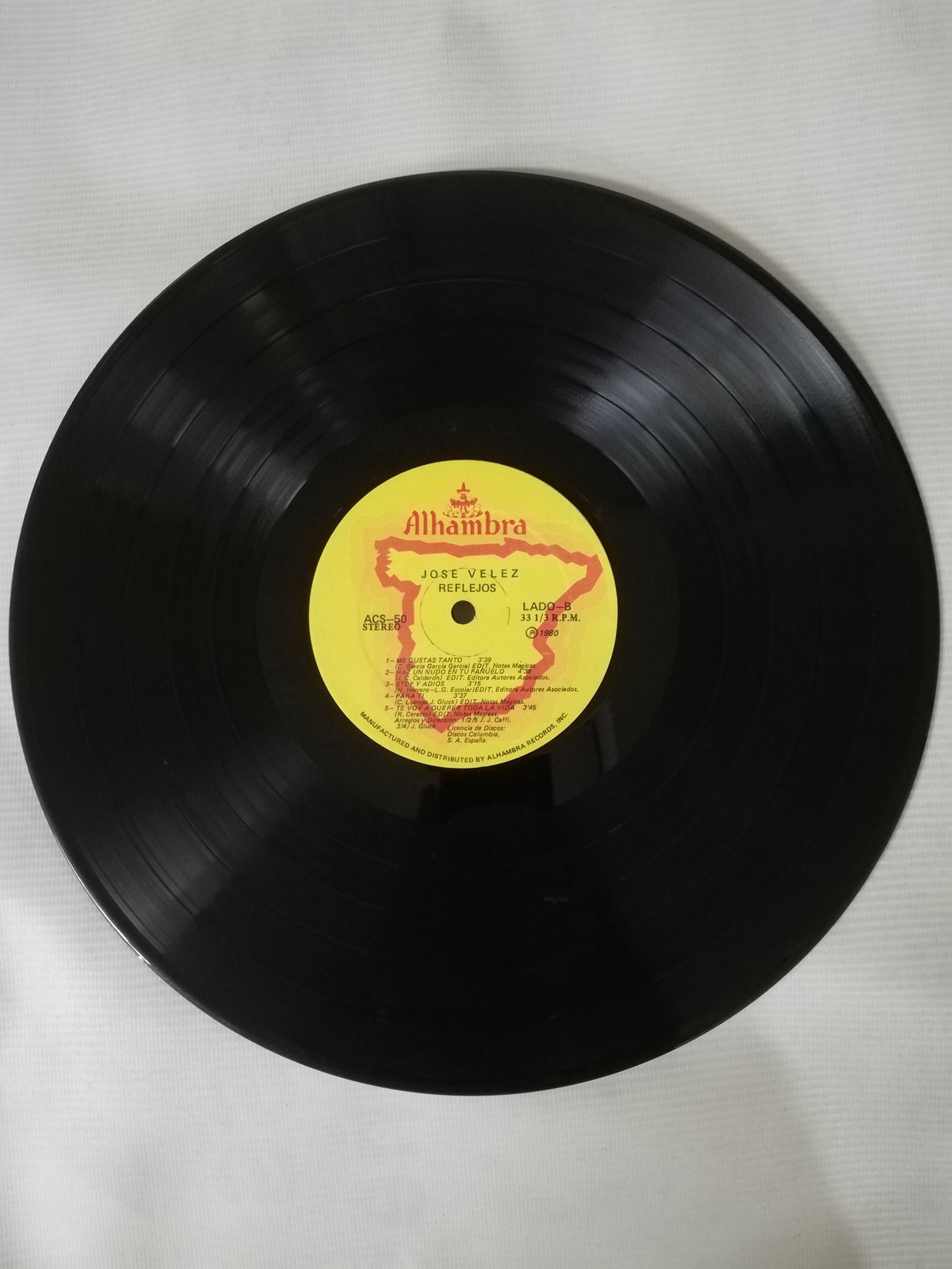 LP JOSÉ VELEZ - REFLEJOS