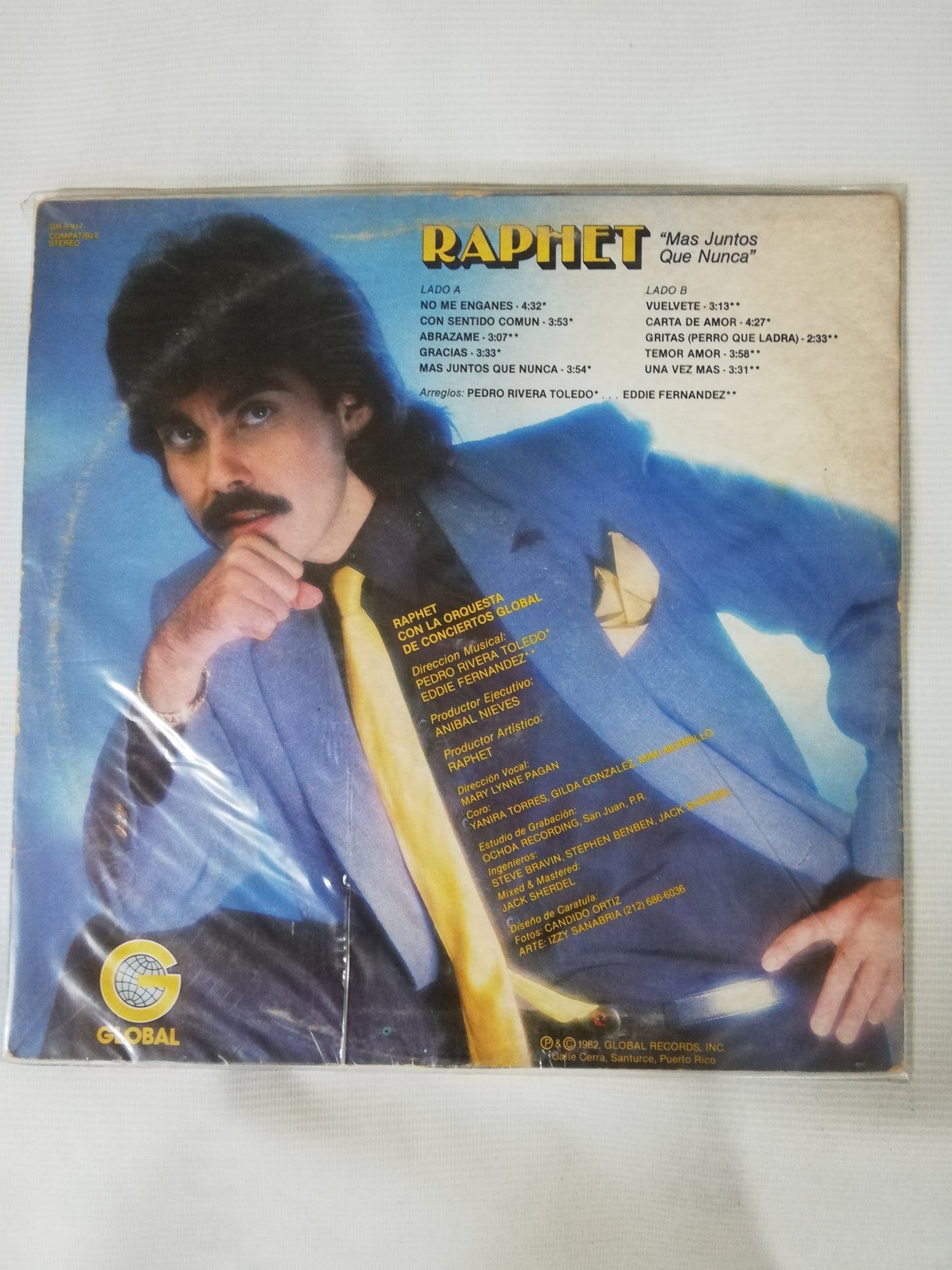 LP RAPHET - MAS JUNTOS QUE NUNCA