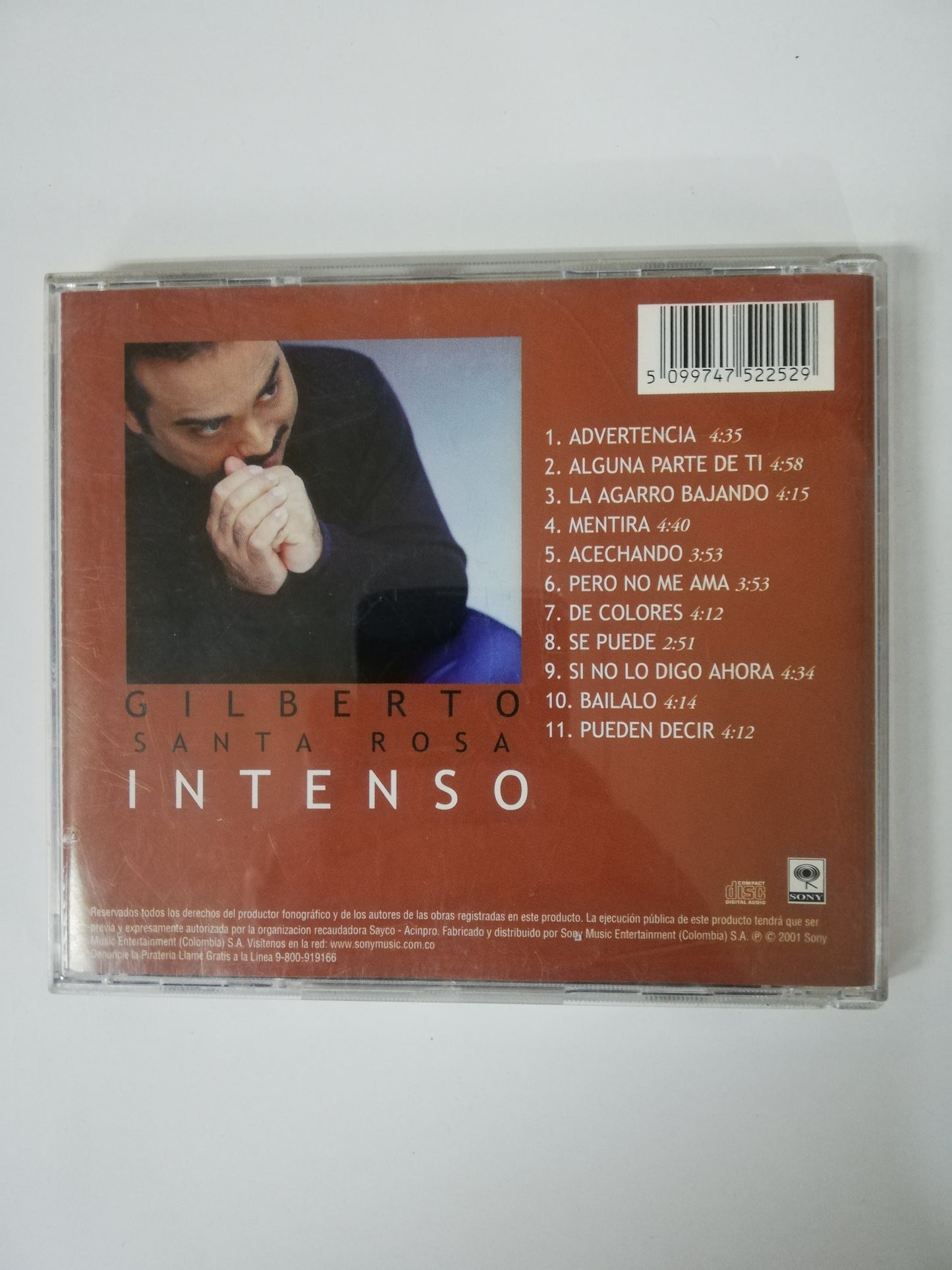 CD GILBERTO SANTA ROSA - INTENSO