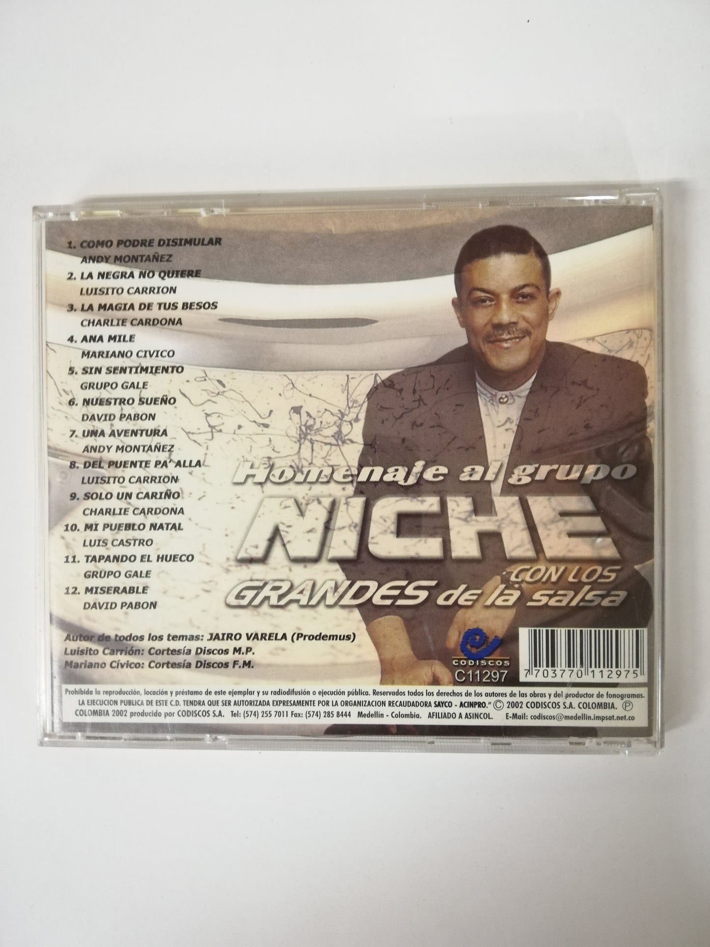 CD GRUPO NICHE - HOMENAJE AL GRUPO NICHE CON LOS GRANDES DE LA SALSA